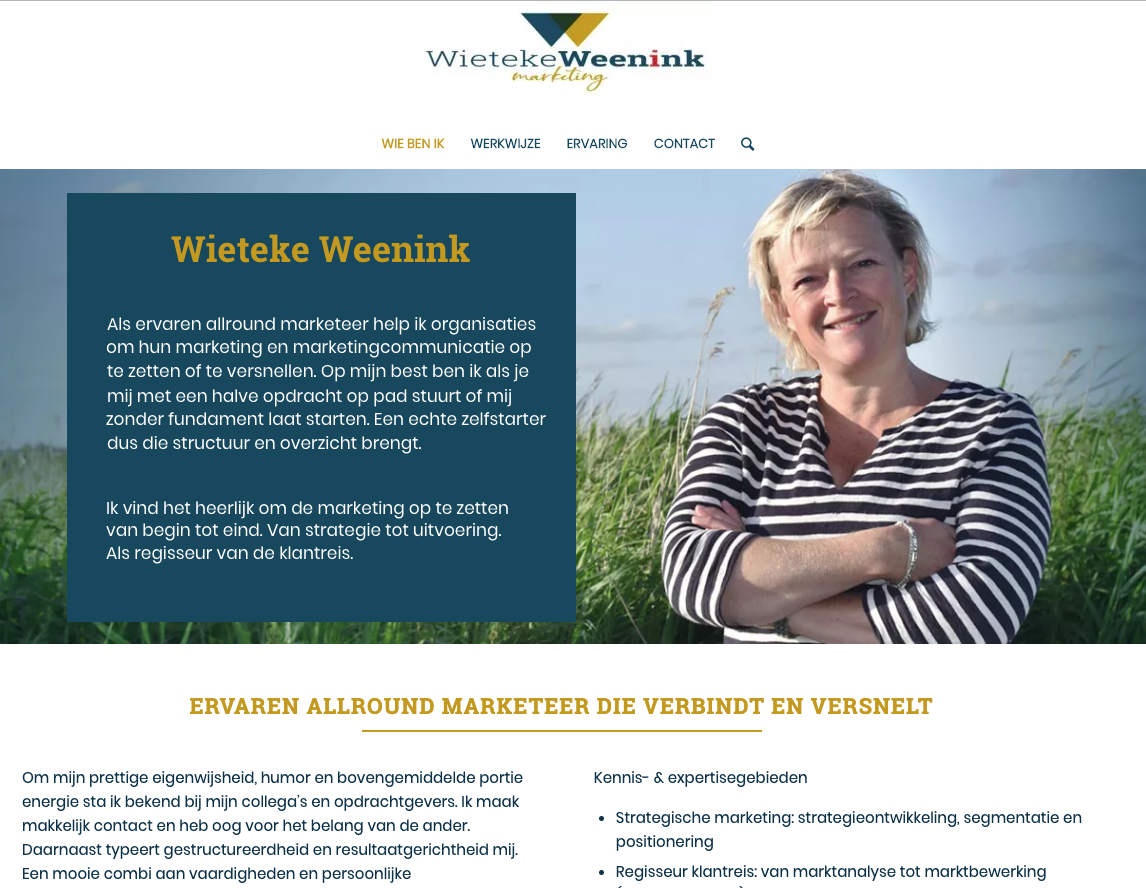 website Wieteke Weenink